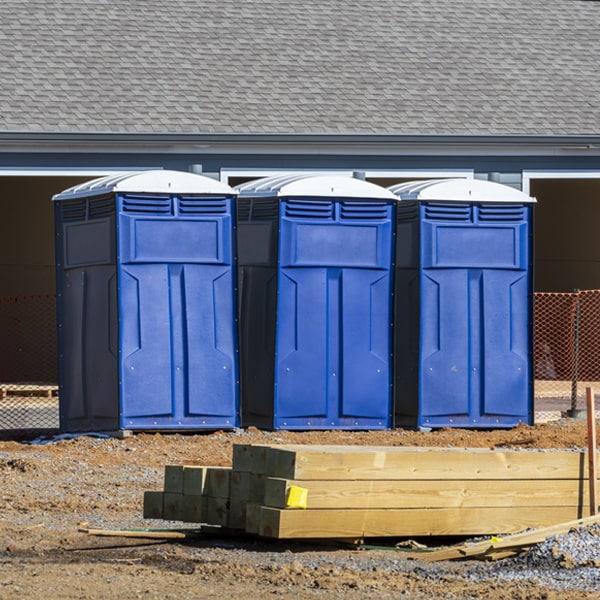 are there any restrictions on where i can place the portable restrooms during my rental period in Reardan WA